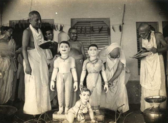 Srila Puri Maharaj with Srila Madhava Maharaja